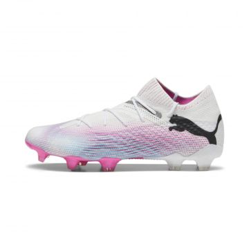 Puma Future 7 Ultimate Firm Ground Cleat - White / Pink